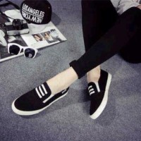 Sepatu Sandal Wanita Flat Kanvas | Sepatu Cewek SDS89