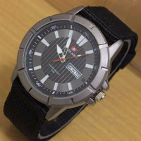 Jam Tangan Pria / Cowok Swiss Army Kanvas S029 HKQ6