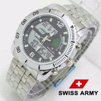Jam Tangan Cowok / Pria Swiss Army Double Time 1508 12TH