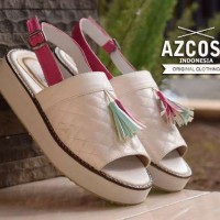 SEPATU CASUAL KETS SNEAKER AZCOST WOMEN PUTIH ORIGINAL HANDMADE