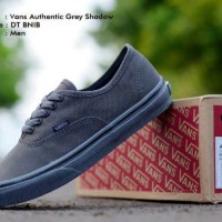 SEPATU CASUAL VANS AUTHENTIC GREY BLACK CODE DT BNIB