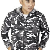 jaket parka tentara pria putih army CBR SIX ISC 324 asli cibaduyut