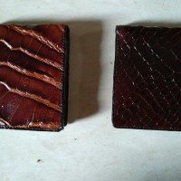 Dompet Kulit Buaya Asli dari Merauke, Papua