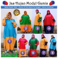 JAS HUJAN WANITA MODEL GAMIS/JAS HUJAN BAGUS /JAS HUJAN GAMIS JUMBO