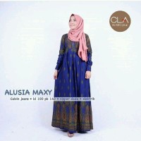 Gamis Muslim Calvin Jeans / Supplier Dress Busui Murah