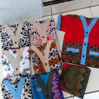 Jual GROSIR PIYAMA BATIK ANAK (ISI 5 pcs) size S-XL || usia 1-4th. Murah