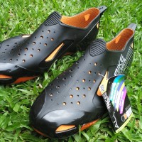 Jual Sepatu AllBike Hitam ORANGE Sepatu Boots Biker Sepeda ALL BIKE ORANGE Murah