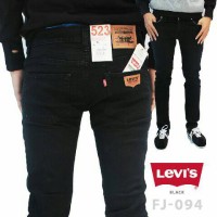 Jual CELANA JEANS PENSIL LEVIS SKINNY DISTRO MURAH HITAM Murah