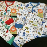 Jual Piyama Velvet Junior Bayi Panjang Dinosaur size L Murah
