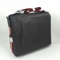 JUAL TAS BALLY SLING BAG BROWN LARGE MIRROR QUALITY