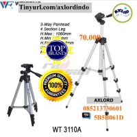 Tripod Stand 4 Section Untuk Dslr Dan Handphone - Weifeng Wt3110