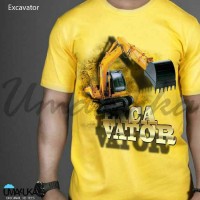 EXCAVATOR - Kaos 3D Umakuka Original Bandung Kaos Distro