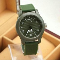 Jam Tangan Puma Rubber Ladies/wanita/anak Banyak warna merah,p