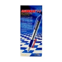 Jual pen pulpen SNOWMAN V5 FINE warna BIRU ISI 12 BUAH ballpoint bolpen Murah