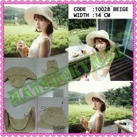 Topi Pantai / Topi Floopy / Topi Lebar / Beach Hat