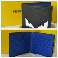 JUAL DOMPET FENDI MONSTER 2COLOR BLACK BLUE MIRROR QUALITY