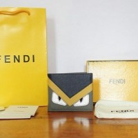 JUAL DOMPET FENDI MONSTER 3COLOR NAVY YELLOW WHITE MIRROR QUALITY