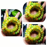 Jual Kalung Tasbih Batu Giok Pancawarna (Ada 99 Butir) Murah