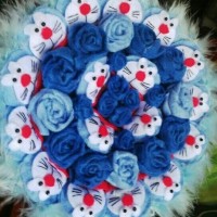 Jual buket boneka wisuda valentine doraemon xtra large Murah