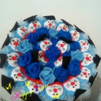 Jual buket wisuda boneka doraemon large Murah