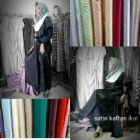 Jual Satin Kaftan Ikat Murah