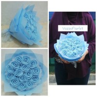 Jual Buket Bunga Full Mawar | Bunga Flanel Murah