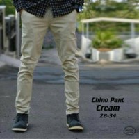 Jual CELANA CHINO CELANA FORMAL SKINNY KREM Murah