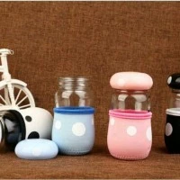 botol serbafuna motif jamur