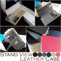 STAND VIEW LEATHER CASE XIAOMI REDMI NOTE - HONGMI NOTE