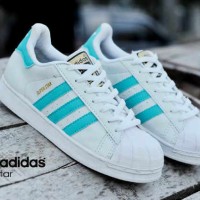 Sepatu Wanita Kets Casual Adidas Super Star Made In Vietnam Murah #7