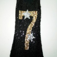 Jual Dress Import Bling Bling Pesta Seven Black Second Bekas Murah