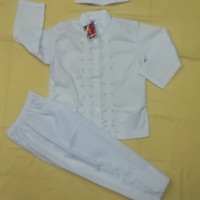 Jual Baju Muslim |Baju Koko Anak Laki laki 7, 8 Tahun Warna Putih Murah