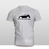 Jual KAOS BAJU DISTRO MOBIL - KAOS MOBIL Hyundai Santa Fe SILUET Murah