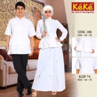 gamis keke putih