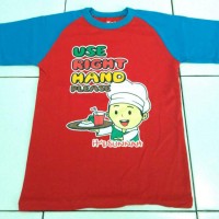 Kaos Anak Muslim Zahra Use Right Hand