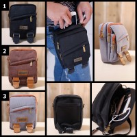 Jual Tas Selempang Pria Smartphone Organizer Brillante Brondo Murah