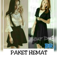 Jual PAKET HEMAT - Overall dan dress wanita gaun pesta Murah