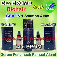 Paket Bio Hair Penumbuh Rambut Cepat Gratis Shampo Alami Asli Ez Shop