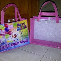 Jual suvenir ulang tahun tas mika Murah