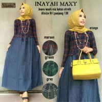 GAMIS CANTIK KEKINIAN : INAYAH MAXY JEANS