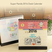 Jual Super Panda 2016 Desk Calendar / Kalender Murah