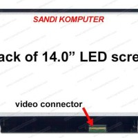 LCD LED Laptop Toshiba L40 L45 S40 S45 Series, 14 inch Slim