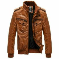 Jual Jaket Kulit Sintetis Korea Keren Terbaru Murah