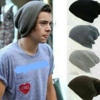 Jual Topi kupluk beanie hat dewasa polos tebal Murah