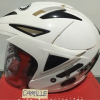 Helm KYT Scorpion King Double visor white / putih REHF8