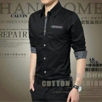 Jual Kemeja Korea Gakuran Black Murah