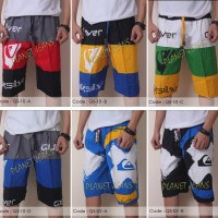 Jual celana pendek pinggang karet quiksilver untuk pantai surfing surf - 01 Murah