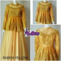 DRESS / GAUN / BAJU PESTA / KEBAYA MODERN RABIYA