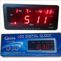 Jual Jam Digital Cx 2158 led merah bisa di meja dan dinding. Murah