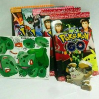 Jual Mainan puzzle sticker 3D pokemon GO pokeball Murah